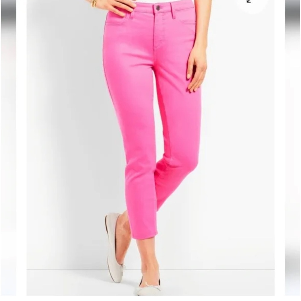 Talbots high rise jegging crop